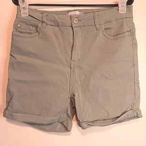 API Gorpcore stretch Jorts Sage Green Cuffed Casual‎ Shorts Olive 14 F